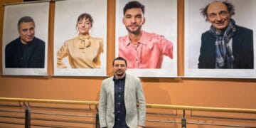 Milionarul clujean Darius Mârza împreună cu soția sa, Ioana, printre puținii români de pe covorul roșu de la Berlin