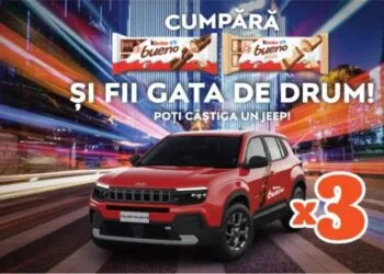 Descoperă zilnic un nou concurs. Câștigă trei mașini Jeep Avenger cu ciocolata ta preferată