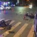 Accident îngrozitor. O șoferiță nu a acordat prioritate și a lovit un motociclist. Acesta se zbate între viață și moarte