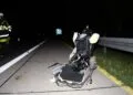 A alergat pe autostradă cu 305 km/h. Audi-ul a fost catapultat într-o zonă împădurită. Un morman de moloz