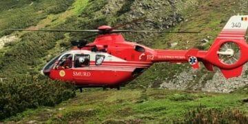 Bărbat transferat cu elicopterul la spital. A suferit numeroase traumatisme după ce a căzut cu un ATV!
