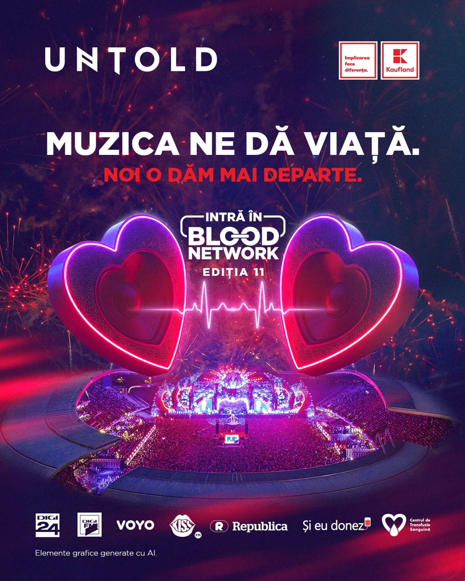 Peste 65 de mii de oameni salvați! UNTOLD se implică și în campanii pentru viață! Și tu poți fi unul dintre salvatori, trebuie doar să te implici!