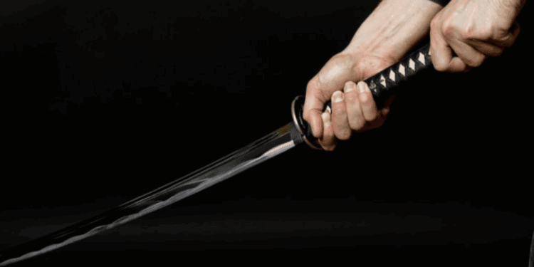 Un bărbat s-a dat ”zmeu” și a sărit la un polițist cu sabia! Respectivul are acum o pedeapsă de ani mulți de pușcărie!