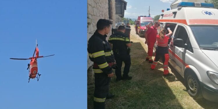 Moartea pândește la colț. Un zid de beton s-a prăbușit peste o familie. I-a băgat în spital în stare gravă!