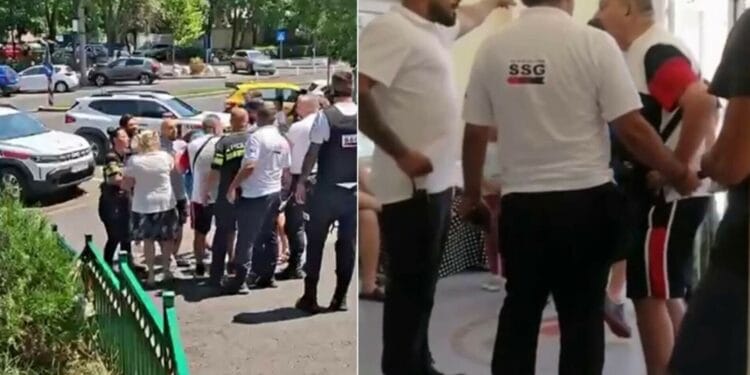 Scandal la spital. Agentul de pază ar fi folosit un spray lacrimogen. Totul ar fi pornit de la tatăl copilului adus la Urgență!