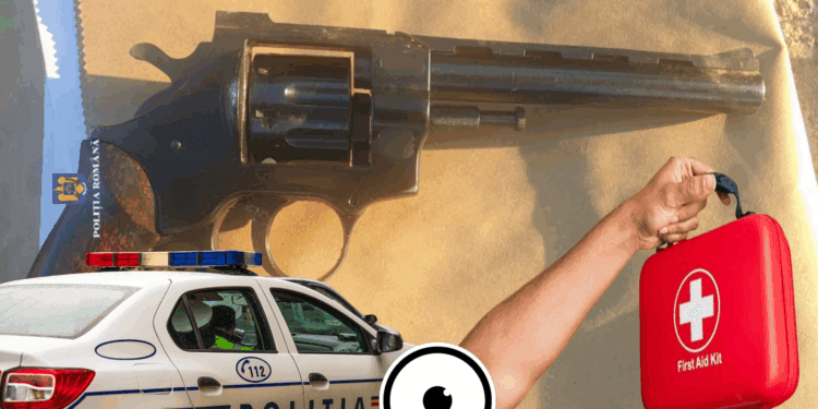 Urmărire în trafic ca în filme. Un șofer a aruncat trusa medicală pe geam, când a văzut polițiștii că goneau după el. Ascundea o armă! Ce a pățit conducătorul auto pentru această ispravă