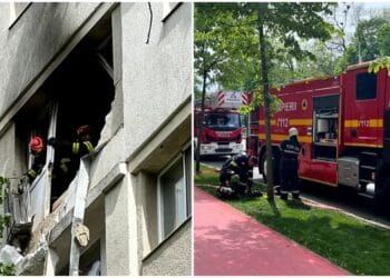 Încă o trotinetă electrică a stat la baza producerii unui incendiu într-un bloc! Aproape 30 de persoane au fost evacuate de pompieri!