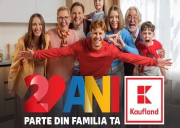 Vecine. Stai cu ochii pe toate supermarketurile Kaufland din România. Împlinesc 20 de ani și pompează GRATIS în toți clienții!