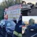 Accident grav. Șase mașini lovite în lanț pe un drum tranzitat. Blocaj în trafic!