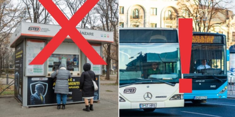 ADIO, gunoaie! Dispar toate chioșcurile de bilete din București. Ce vor face călătorii în acest caz!?