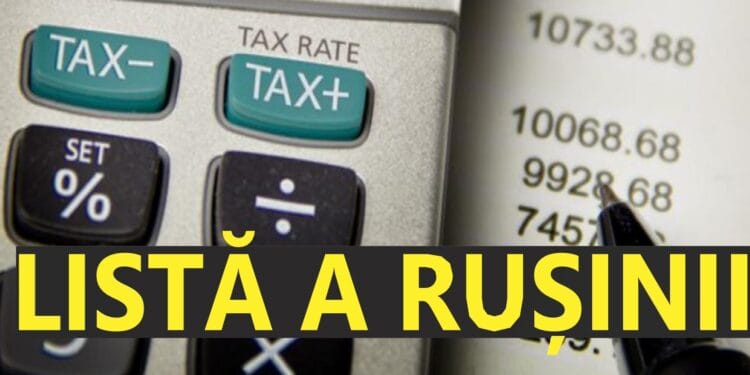 Ministerul din România care vrea să publice ONLINE o listă a rușinii, cu cei care nu își achită taxele și impozitele