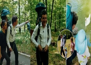 Nicușor Dan, președinte cu ghiozdanul în spate. În drumeție cu familia dar nu a ratat niciun moment să apară cu imagini palpitante în social media