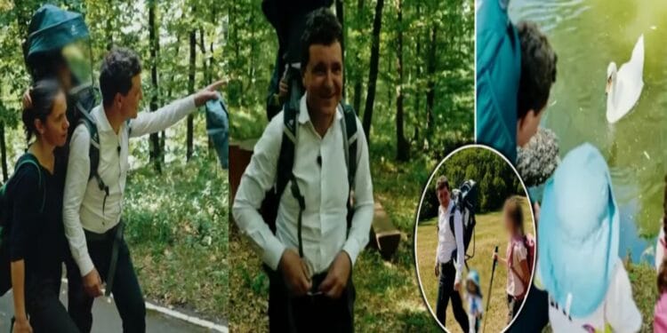 Nicușor Dan, președinte cu ghiozdanul în spate. În drumeție cu familia dar nu a ratat niciun moment să apară cu imagini palpitante în social media