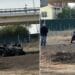 Caz șocant. O mașină a sărit de pe un pod și a ars ca o torță! Șoferul s-ar fi certat cu noua iubită, era divorțat!