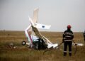 Încă un avion prăbușit! Acesta a căzut în apropierea unei unități militare! Pilotul și pasagerul au fost preluați de cadrele medicale!
