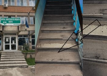 Scandal de proporții la Spital. Un pacient a murit după ce o bucată din treapta unei scări s-ar fi rupt, iar el s-a lovit de beton