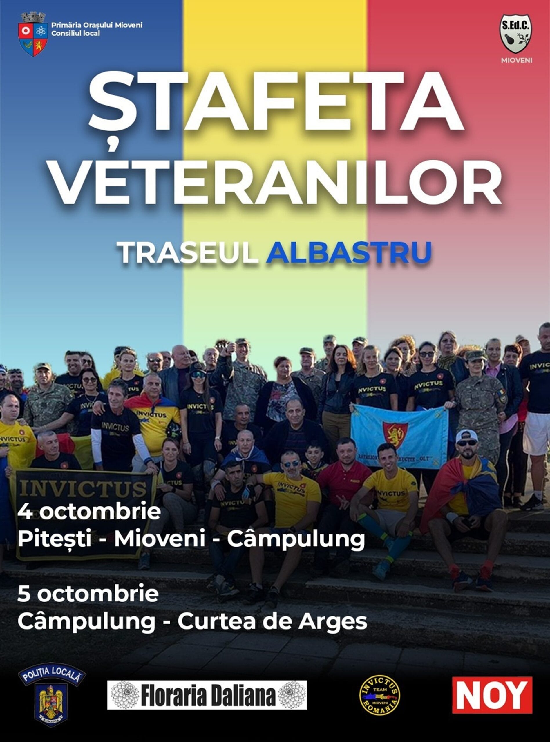 Se dă startul Ștafetei Veteranilor! Cel mai amplu proiect de educație patriotică și voluntariat!