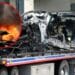 Un bărbat și doi copii au ars de vii într-o mașină Tesla, după ce autoturismul a fost implicat într-un accident rutier