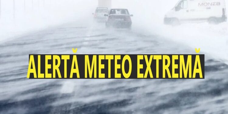 Coduri meteo severe în 20 de județe. Strat de zăpadă până la 50 de cm. Localitățile lovite din Cer!