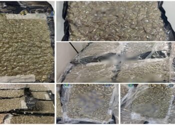 Albanez prins pe Aeroportul Otopeni cu 22 de kilograme de canabis! Bărbatul a venit de la Atena cu marfa!