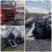 ACCIDENT CUMPLIT! Două tiruri și un turism s-au ciocnit violent! un bărbat și-a pierdut viața!