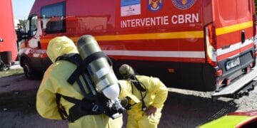 Miros puternic de combustibil într-un bloc! Intervenție CBRN și echipaje de pompieri la fața locului!