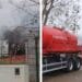 Incendiu la o hală. Pompierii încearcă să împiedice propagarea focului spre un depozit cu 50 de tone de azotat de amoniu