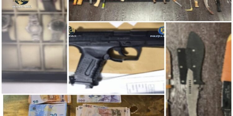 Mega-rețea de criminalitate, spulberată! 15 reținuți, droguri, arme, lux și camătă. operațiunea „Calul Troian” a DIICOT