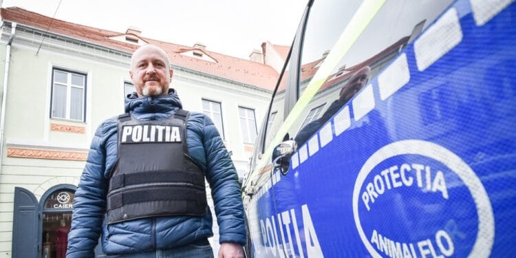 Scandal: A aruncat cățelul de la etajul 2, după o ceartă cu soția! Animalul e în viață, stăpânul este reținut!