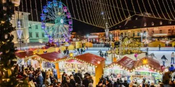 Alertă lângă Târgul de Crăciun! Pistol cu muniție găsit ascuns în tufișuri, la doi pași de zona ultra-aglomerată. Ancheta, deschisă de urgență!