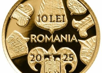 BNR lansează o monedă de aur unică inspirată din Plăcuţele votive de la Germisara