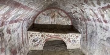 Frescă rară cu „Isus – Păstorul cel Bun”, descoperită! Una dintre cele mai valoroase dovezi ale creștinismului timpuriu!