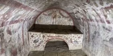 Frescă rară cu „Isus – Păstorul cel Bun”, descoperită! Una dintre cele mai valoroase dovezi ale creștinismului timpuriu!