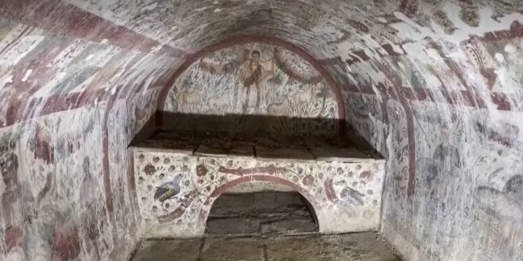 Frescă rară cu „Isus – Păstorul cel Bun”, descoperită! Una dintre cele mai valoroase dovezi ale creștinismului timpuriu!