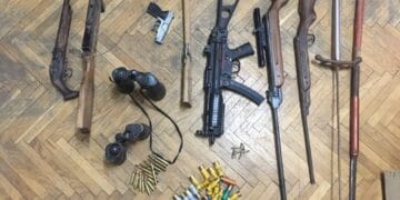 Arsenalul ilegal, sub lupa poliției: Mii de arme scoase din circulație, tone de muniție și explozivi confiscate într-un an