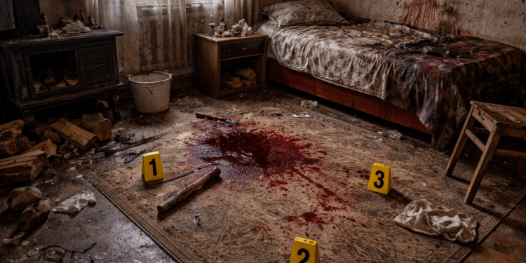 Crimă de o cruzime extremă! Bărbat arestat pentru omor calificat și profanare de cadavre, după ce și-a ucis mama!