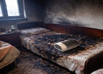 Moarte suspectă într-o locuință! O femeie de 84 de ani, găsită decedată după un incendiu mocnit provocat de o aerotermă!