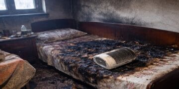 Moarte suspectă într-o locuință! O femeie de 84 de ani, găsită decedată după un incendiu mocnit provocat de o aerotermă!