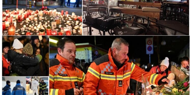 Un român a murit în tragedia de Anul Nou din stațiunea elvețiană Crans-Montana. Bilanțul tragediei este de 40 de persoane decedate