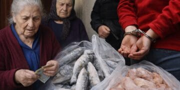 Escrocherie „din ușă în ușă”! Bătrâne păcălite cu pește congelat, prejudiciu de peste 2.300 de lei!