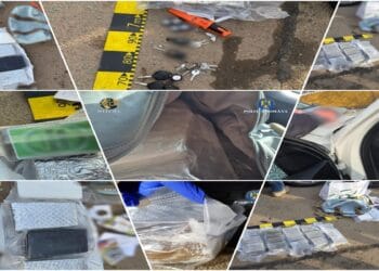 Rețea internațională de droguri destructurată! Trei inculpați reținuți de DIICOT. Cocaină și hașiș de 400.000 de euro aduse din vestul Europei!