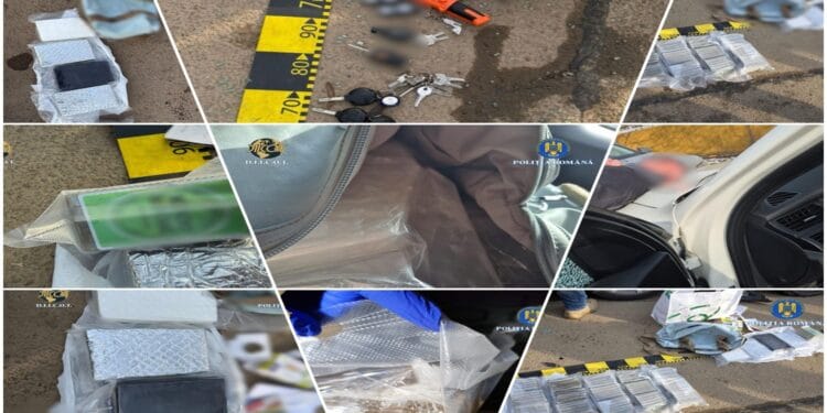 Rețea internațională de droguri destructurată! Trei inculpați reținuți de DIICOT. Cocaină și hașiș de 400.000 de euro aduse din vestul Europei!