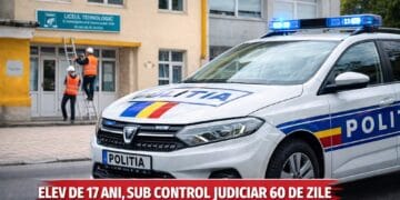 Elev de 17 ani, sub control judiciar după ce a bătut doi muncitori într-un liceu