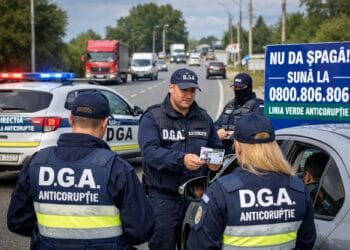 Mesaj ferm de la Anticorupție, în trafic și în secții: „Nu dați șpagă!” Acțiuni DGA de Ziua Poliției!