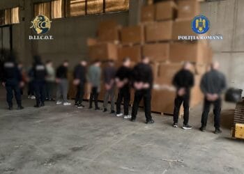 VIDEO. Fabrică clandestină de țigarete! DIICOT a găsit tone de tutun și sute de baxuri pregătite pentru piața neagră!