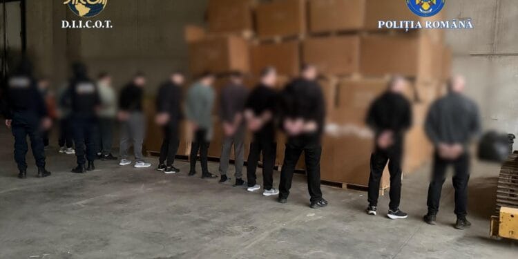 VIDEO. Fabrică clandestină de țigarete! DIICOT a găsit tone de tutun și sute de baxuri pregătite pentru piața neagră!