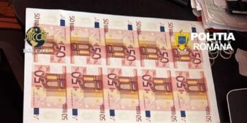 VIDEO. „Fabrică de bani” destructurată! Rețea internațională care tipărea euro falși, prinsă cu 1,2 milioane € contrafăcuți și droguri de mare risc