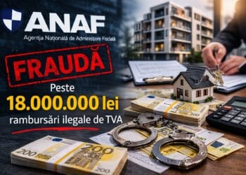 Fraudă de peste 18 milioane de lei descoperită de ANAF. Opt firme ar fi creat un circuit fictiv pentru rambursări ilegale de TVA
