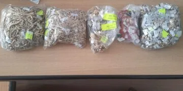 Captură de peste 12 milioane lei: ANAF a confiscat aur și argint din comerțul ilegal cu bijuterii