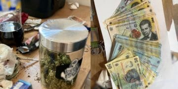Dealer prins în flagrant! Droguri, bani și cântare de precizie, descoperite la percheziții